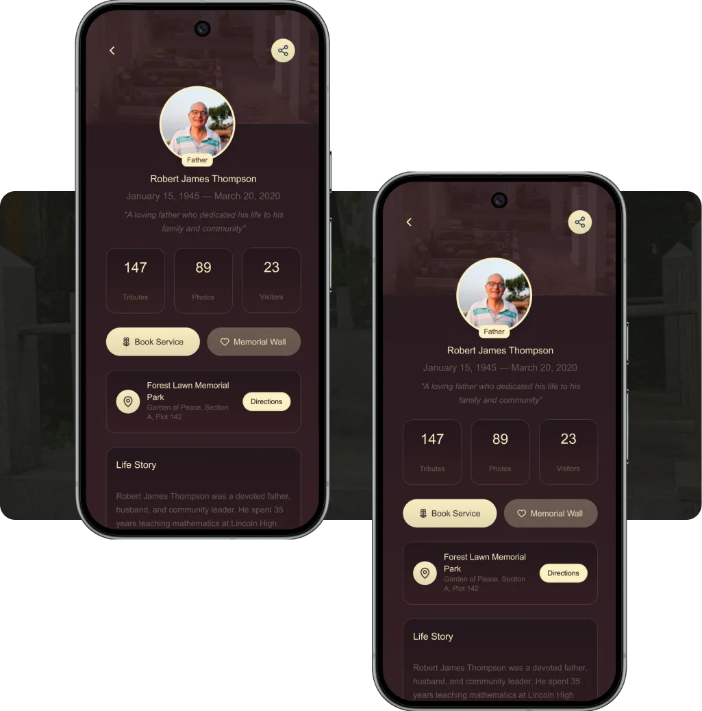 Grave Love App results