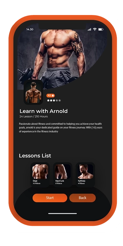 Gym App Visuals