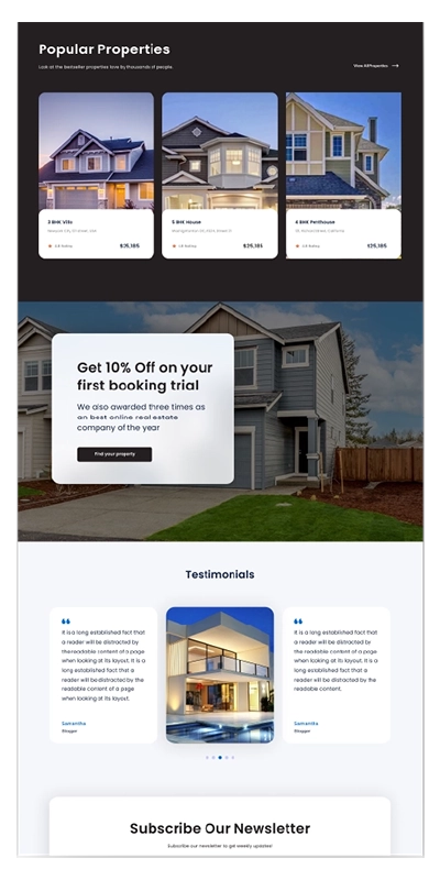 Real Estate Web Visuals